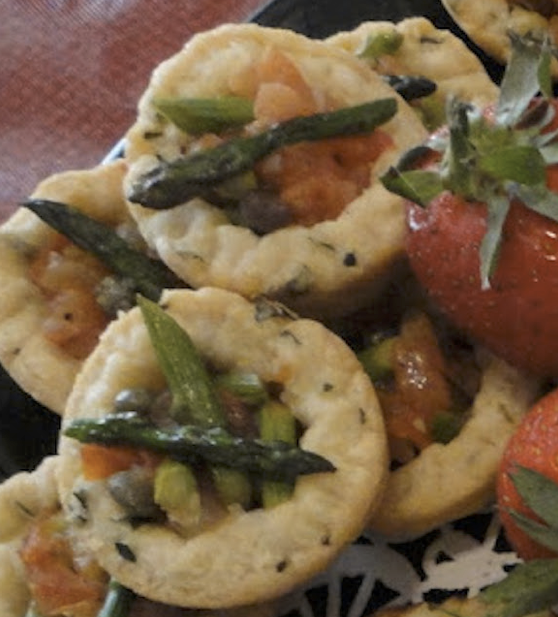 Provencal Asparagus Tartlet Recipe