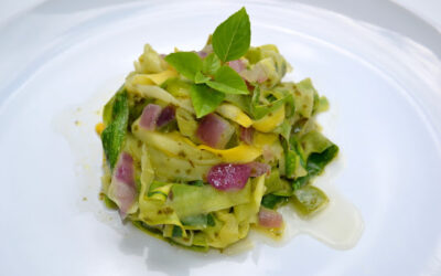 Zucchini Fettuccine Pesto Pasta Recipe