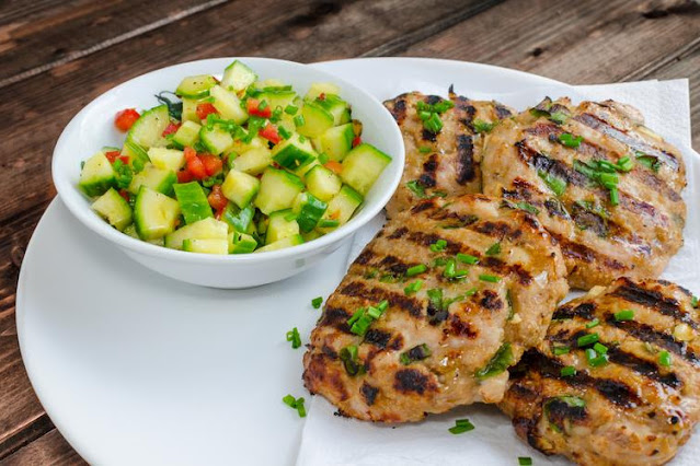 Stuart Personal Chef Gluten Free Asian Turkey Burger Recipe with Spicy Pickles