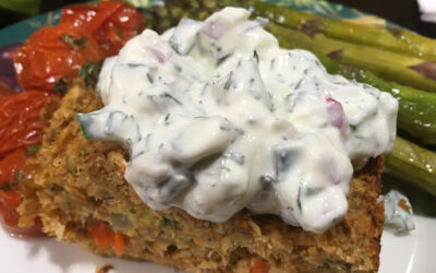 Salmon or Mackerel Loaf with Cucumber Sauce Recipe