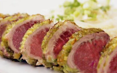 Spicy Wasabi Pea Crusted Tuna Recipe