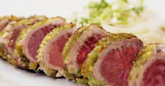 Jensen Beach Florida Chef Spicy Wasabi Pea Crusted Tuna Recipe