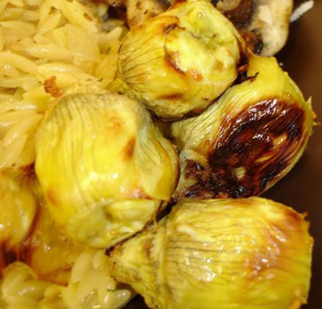 Plain Roasted Artichoke Hearts Recipe