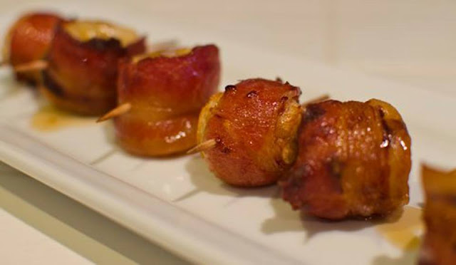 Gluten Free Glazed Bacon Wrapped Bananas Recipe