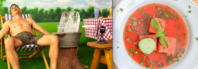 Spicy Watermelon Gazpacho Soup Recipe