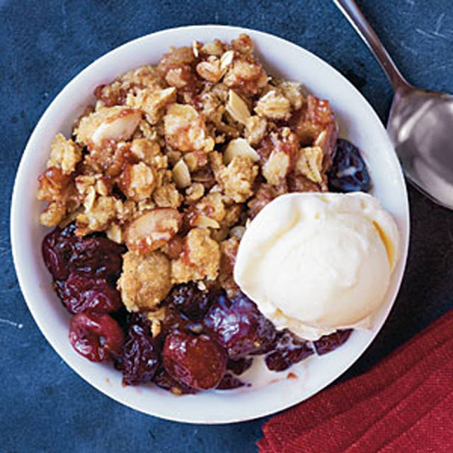 Cherry-Almond Crisp Recipe