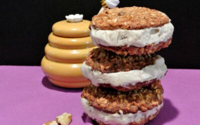 Healthy Banana ‘Ice Cream’ Cookie Sandwich Recipe