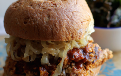 Vegan and Gluten Free Pulled Cauliflower BBQ Sandwich Recipe