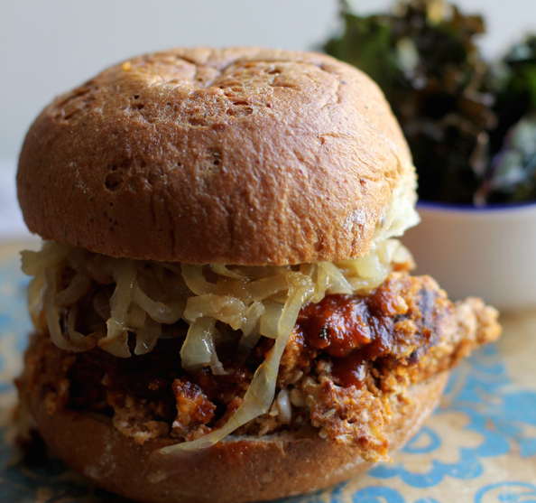 Vegan and Gluten Free Pulled Cauliflower BBQ Sandwich Recipe