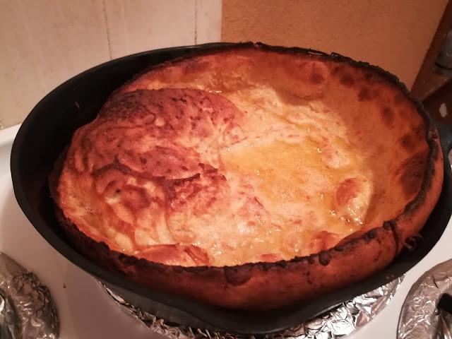 Buckwheat Dutch Baby Pancake with Strawberries Recipe