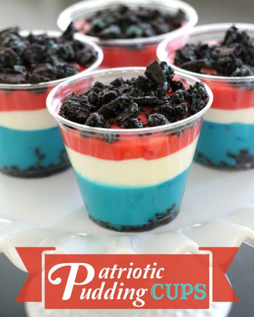 Patriotic Pudding Cups Recipe