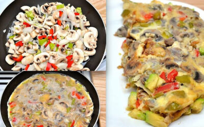 Easy Vegetable and Cheese Omelet Recipe