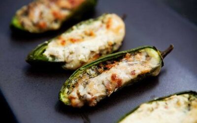 Grilled Goat Cheese Stuffed Jalapeños Recipe