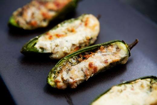 Grilled Goat Cheese Stuffed Jalapeños Recipe