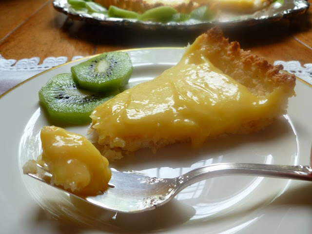 Lemon Curd Tart with Coconut Crust Recipe