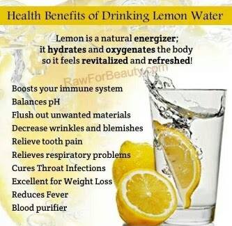 Benefits of Drinking Lemon Water