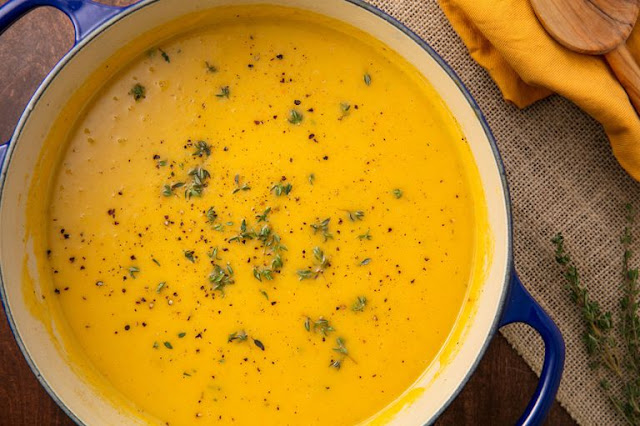 Vegan Roasted Butternut Squash Soup Recipe