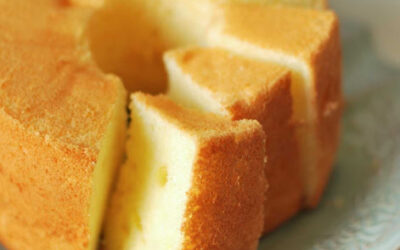 Chiffon Cake With Lemon Icing Recipe