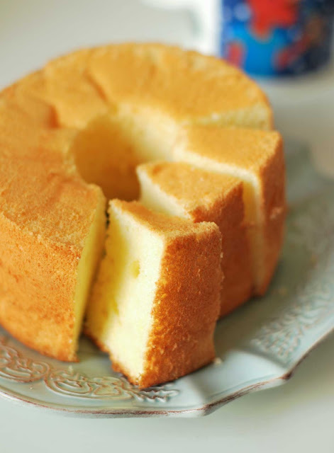 Chiffon Cake With Lemon Icing Recipe