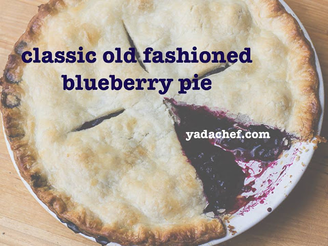 Old-Fashioned Blueberry Pie Recipe