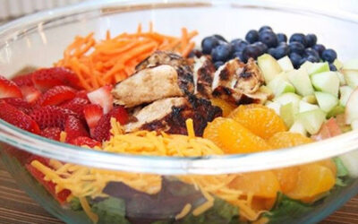 Skinny Grilled Chicken and Fruit Salad Recipe