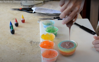 How to Make Rainbow Cheesecakes Recipe and Video