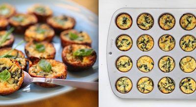 Make-Ahead Recipe: Crustless Mini-Quiches Recipe