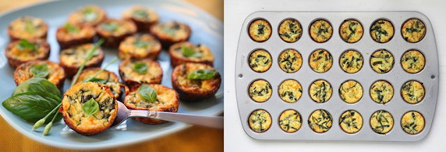 Make-Ahead Recipe: Crustless Mini-Quiches Recipe