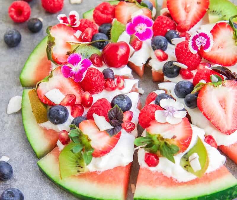 Bikini Friendly Watermelon Pizza Recipe