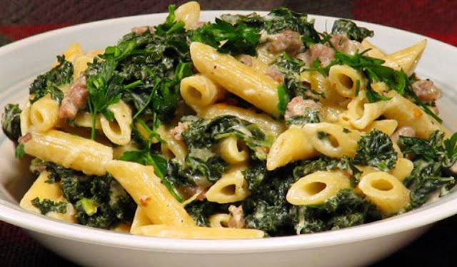 Pasta with Sausage & Kale Recipe