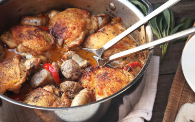 Chicken Scarpariello (Braised Chicken With Sausage and Peppers) Recipe, Gluten Free