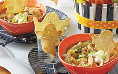 Halloween Green Chili with Chicken Recipe