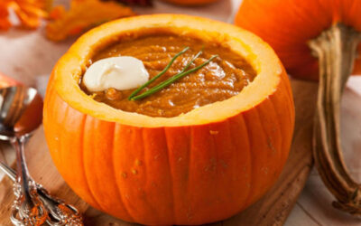 Crock-Pot Pumpkin Soup In A Pumpkin Recipe