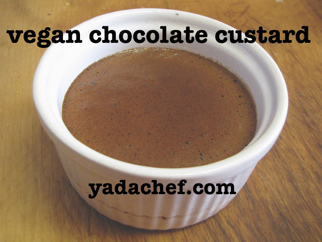 Vegan Chocolate Custard Recipe