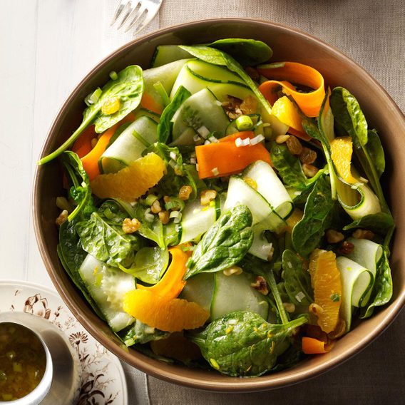 Ribbon Salad with Orange Vinaigrette Recipe