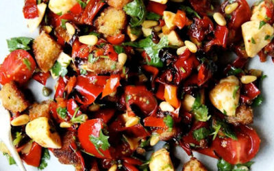 “Magic” Peppers Salad with Pine Nuts and Capers