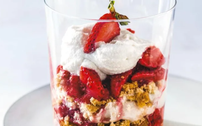 Vegan Strawberry Shortcake in a Jar Recipe