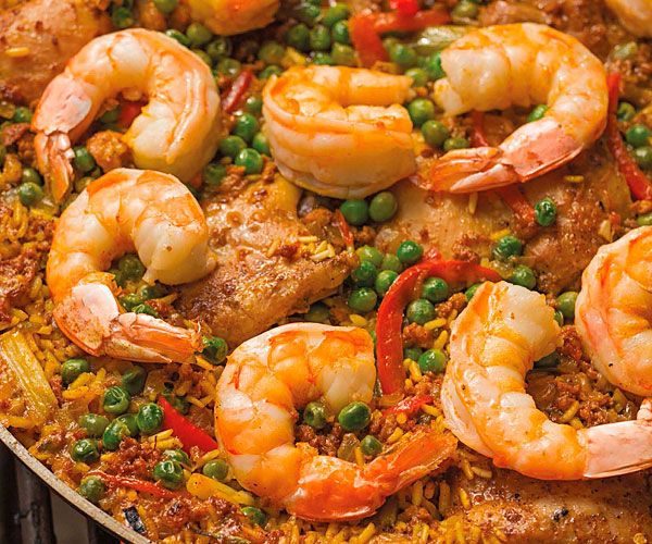 Chicken and Shrimp Paella Recipe