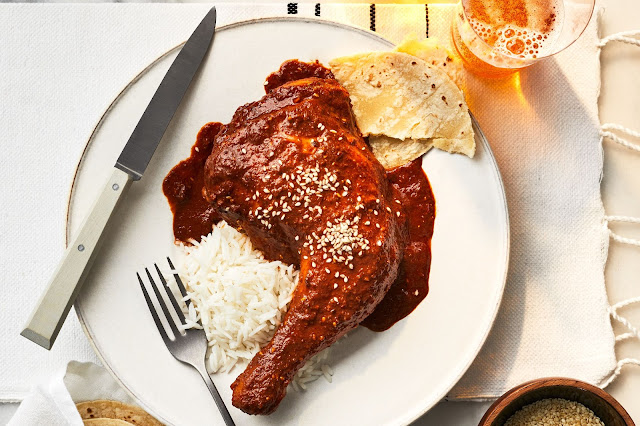 Mexican Mole Braised Chicken Recipe