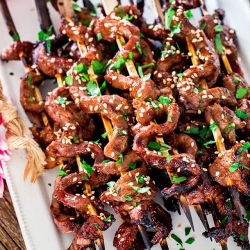 Teriyaki Steak Appetizers Recipe