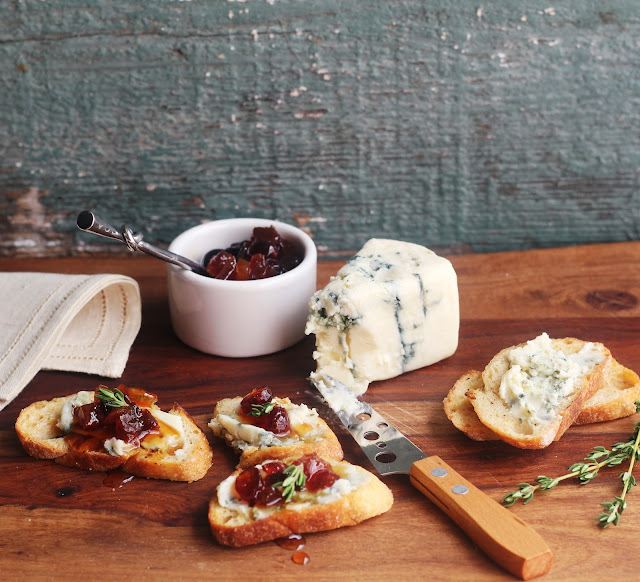 Winter Fruit Compote on Crostini Recipe