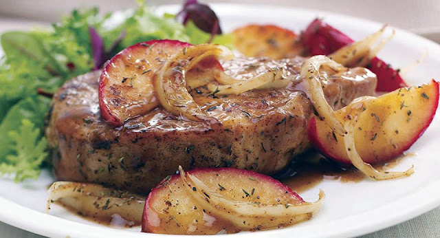 Maple Roasted Pork with Apples Recipe