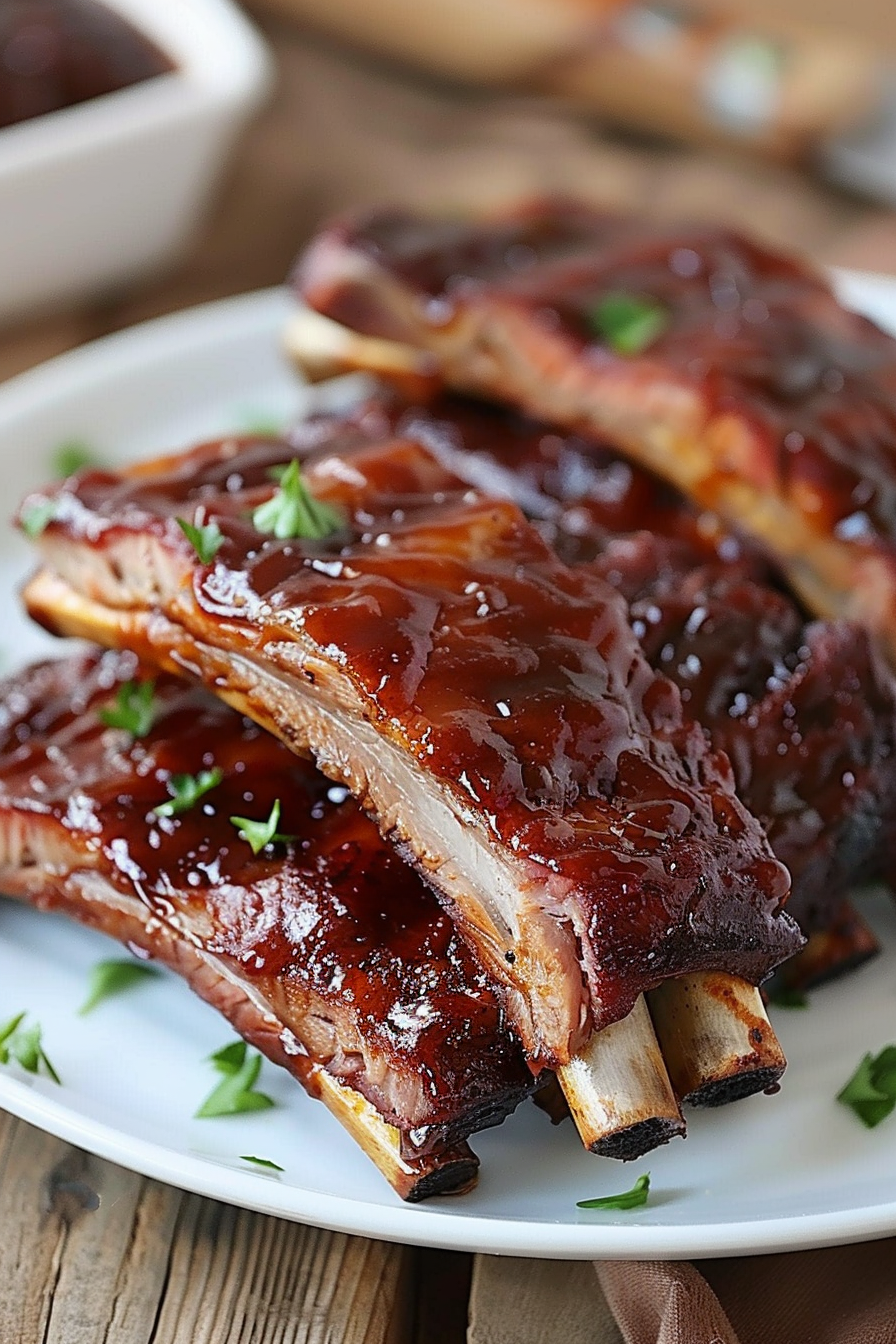 Barbeque Baby Back Ribs with Espresso Sauce