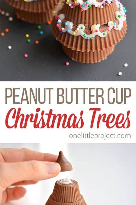 Peanut Butter Cup Christmas Trees