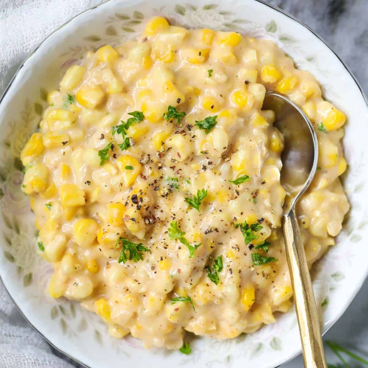 Creamed Corn - Gluten Free and Dairy Free