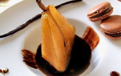 Espresso Poached Pears Recipe