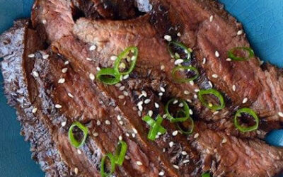Asian Style BBQ Flank Steak Recipe