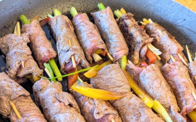 Beef and Scallion Rolls