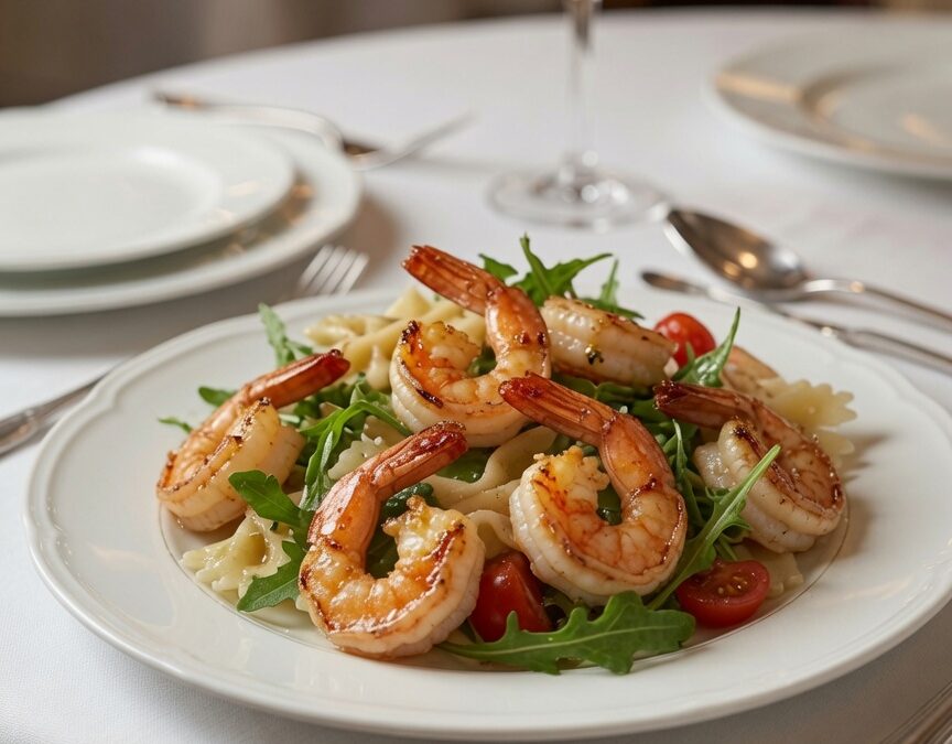 Shrimp Scampi Pasta Salad Recipe