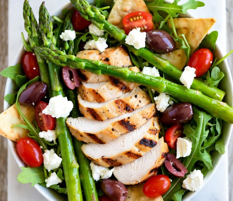 Grilled Chicken Pita Salad Recipe